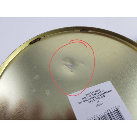 Round Christmas Tin with Snowman Snowflakes Repurpose paint decorate canjo - Picture 12 of 12